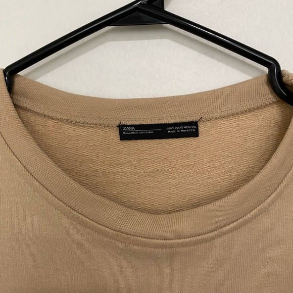 Zara ribbon cropped sweatshirt - Picture 8 of 8